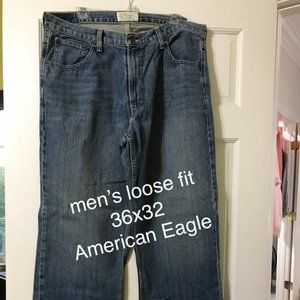Loose Fit 36x32 American Eagle Jeans for Men - Style 5922